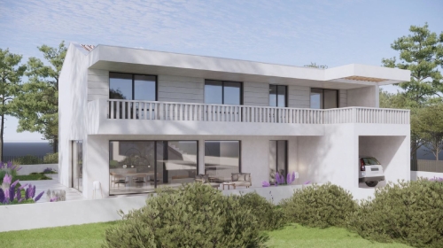 Building land 835 m2 | Building permit to built a family home | Dubrovnik